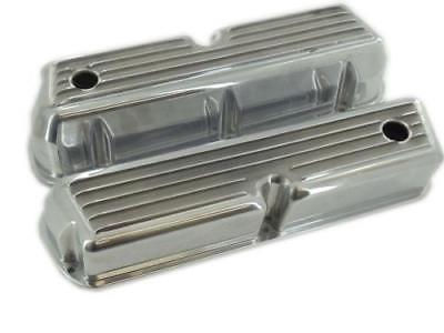 For SB Ford Finned Aluminum Valve Cover Kit w/Air Cleaner & Breather 260 289 302