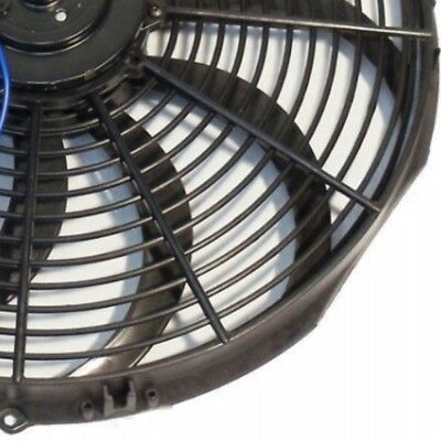 DEMOTOR 16 Inch Electric Radiator S Blade Cooling Fan 12V 3000 CFM with Relay Thermostat Kit