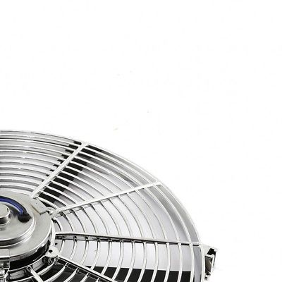 2 Sets Electric 10" Chrome Straight Blade Cooling Radiator Fan 12V 850 CFM