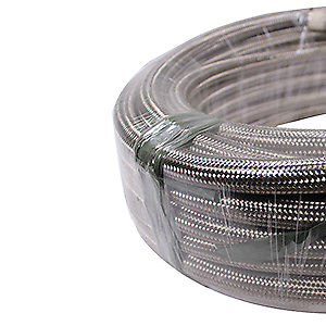 20 Feet Length Stainless Steel Braided Fuel / Oil / Gas Line Hose 6AN