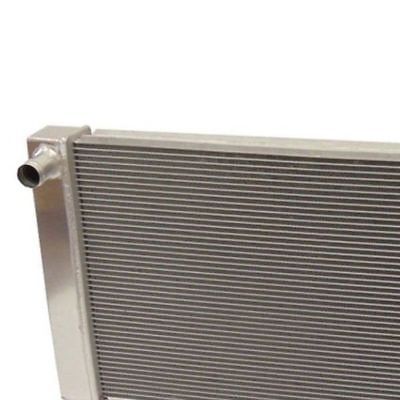Fabricated Aluminum Radiator 22" x 19" x3" Overall For SBC BBC Chevy GM With 16 Inch Electric Fan
