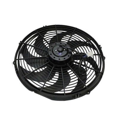 16" Heavy Duty Radiator Electric Wide Curved Blade Fan & 15-1/2" x 5" x 3/4" Transmission Oil Cooler