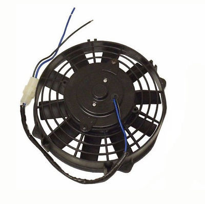 2 Sets of 8" Straight Blade Heavy Duty Electric Radiator Cooling Fan 12v with Thermostat Kit