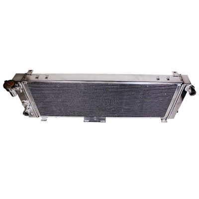 For 91-01 Jeep 2.5/4.0 3-Row/Core Aluminum Radiator & 12" Electric Cooling Fan