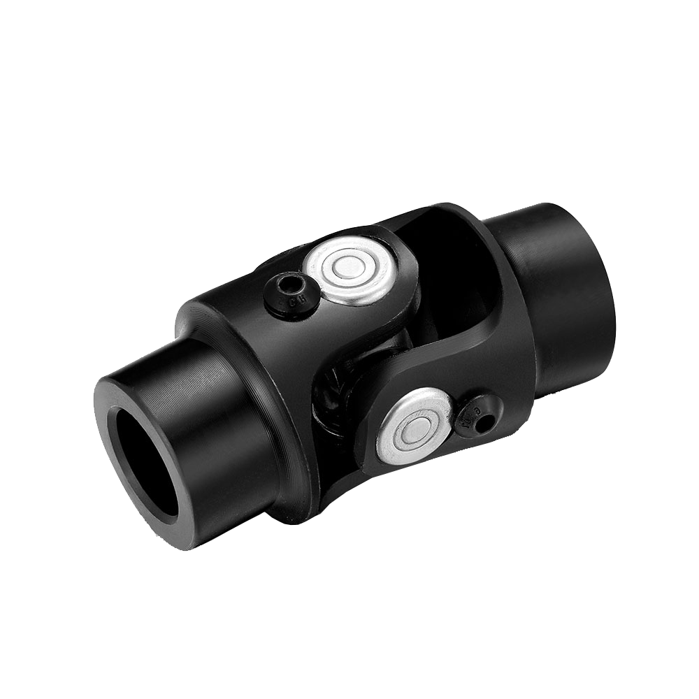 3/4"Smooth x 3/4"Smooth Single Black U Joint Universal Steering Shaft Joint