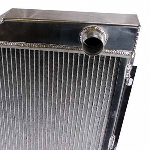 3 Row Cooling Aluminum Radiator &16" Blade Fan For 67-70 Ford Mustang/Falcon V8