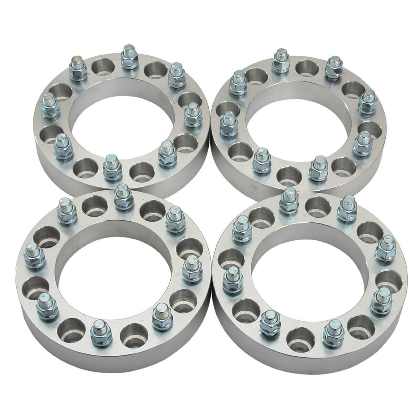 2 pairs 1.25" For Ford 250 350 | 8 x170 to 8 x170 Wheel Spacers Adapters 14x1.5 Stud