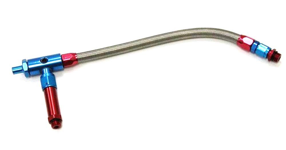 BG Demon Dual Feed Carb Flexible Fuel Line Kit 9/16"-24 Barry Grant