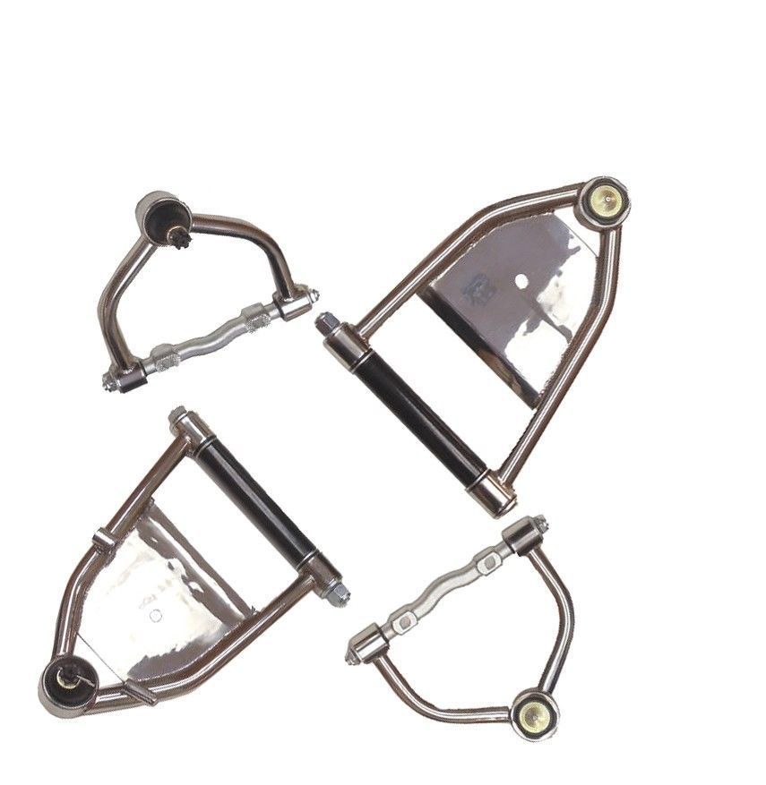 For Ford Mustang 2 II Tubular Control Arms Lower And Narrow Upper Air Bag Stainless