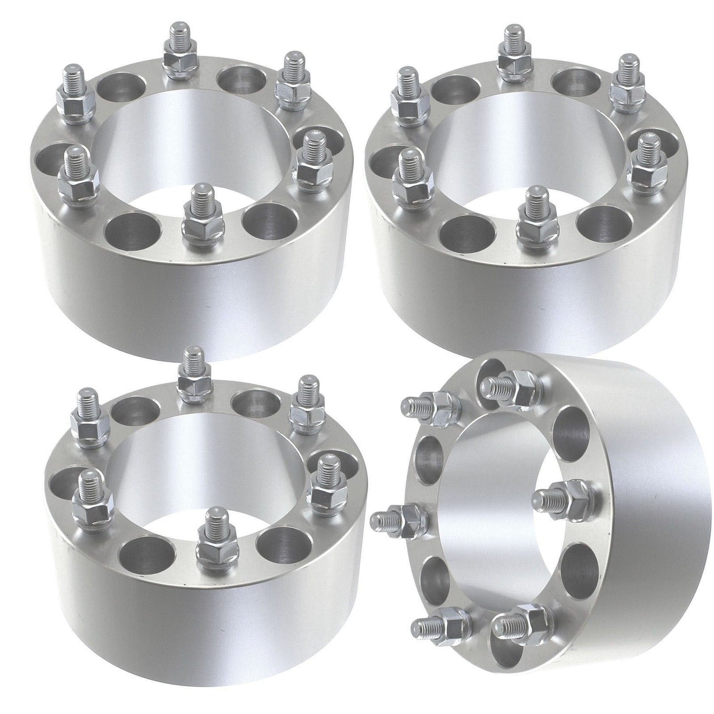4 pcs 3" Wheel Spacers Adapters 6 x 135 to 6 x 135 | 14 x 2 Threads