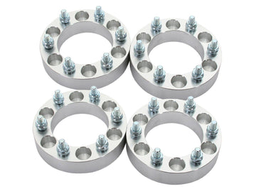 4 pcs 1.25" inch thickness | 6x5.5 to 6x5.5 | Chevy & GMC Wheel Spacers | 14x1.5 studs