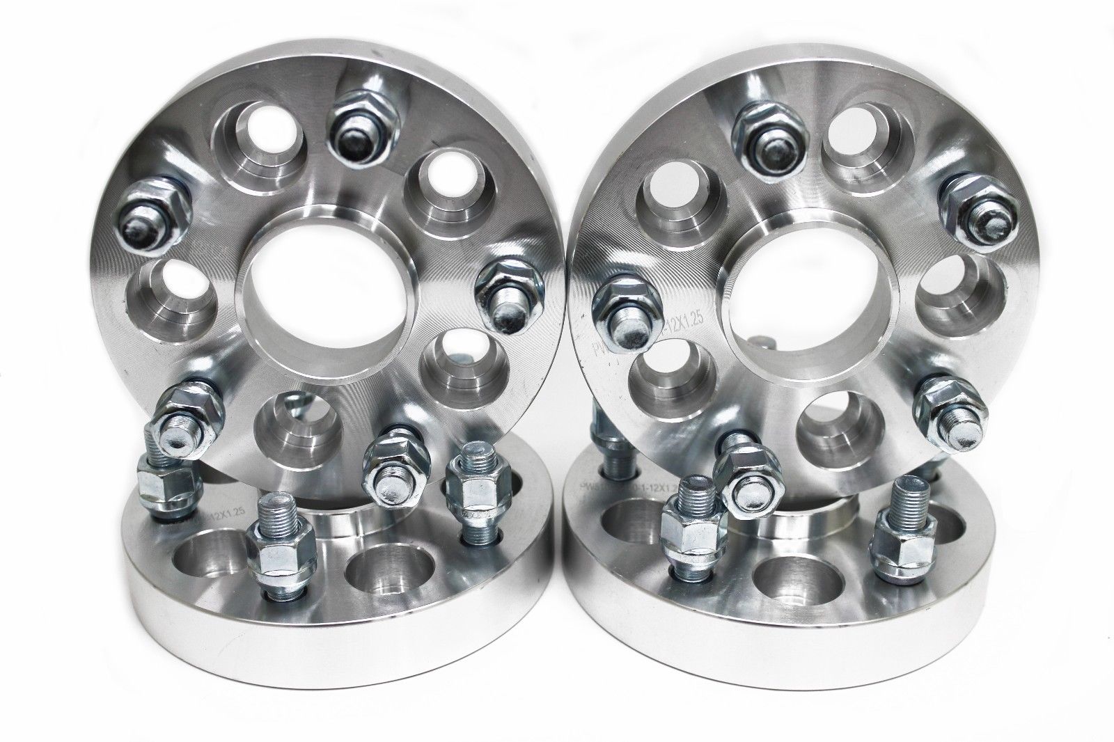 4 pcs For Subaru Hubcentric 1'' 5x100 12x1.25 Studs 56.1mm Hub Wheel Spacers