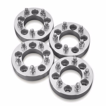 4pcs 1.25"(32mm) 5x4.5 to 5x5 Wheel Adapters for Jeep Grand Cherokee Wrangler Ford Dodge Dakota Lincoln Town Mazda B4000 Mercury Mountaineer