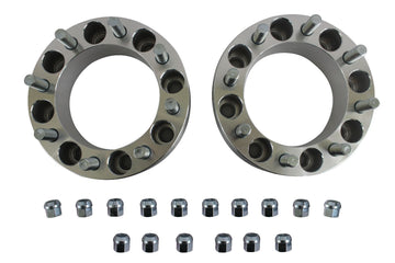 2Pcs 2" | 8X6.5 To 8X6.5 Wheel Spacers 9/16" | Dodge Ram | Ford F-250 F-350