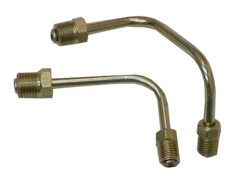 9/16" & 1/2" left Side Proportioning Prop Valve Steel Lines Zinc For Chevy Ford