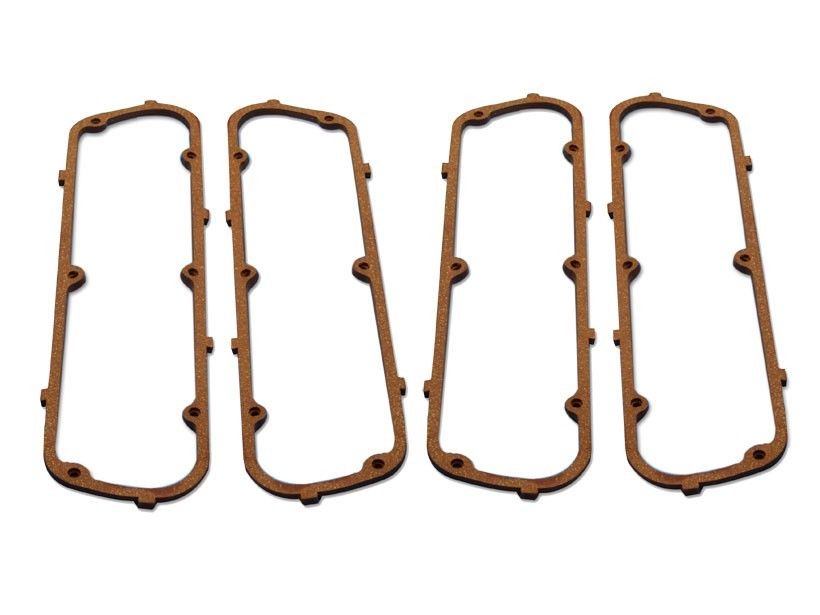 Two sets of SBF Ford W/Steel Core Reuseable Cork Valve Cover Gaskets