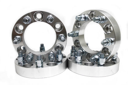 2 pairs 1.5" Wheel Spacers 6x5.5 To 6x5.5 (6X139.7) 108MM CB 14X1.5 Studs