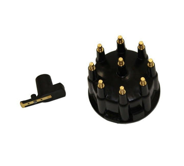 DEMOTOR Black Cap for Chevy Small Billet Distributor and Mopar Distributor