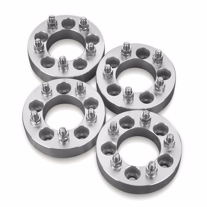 4PCS 2" Wheel Spacers Adapters 5x5.5 2"|1/2" x 20 Studs For Dodge Ford Jeep