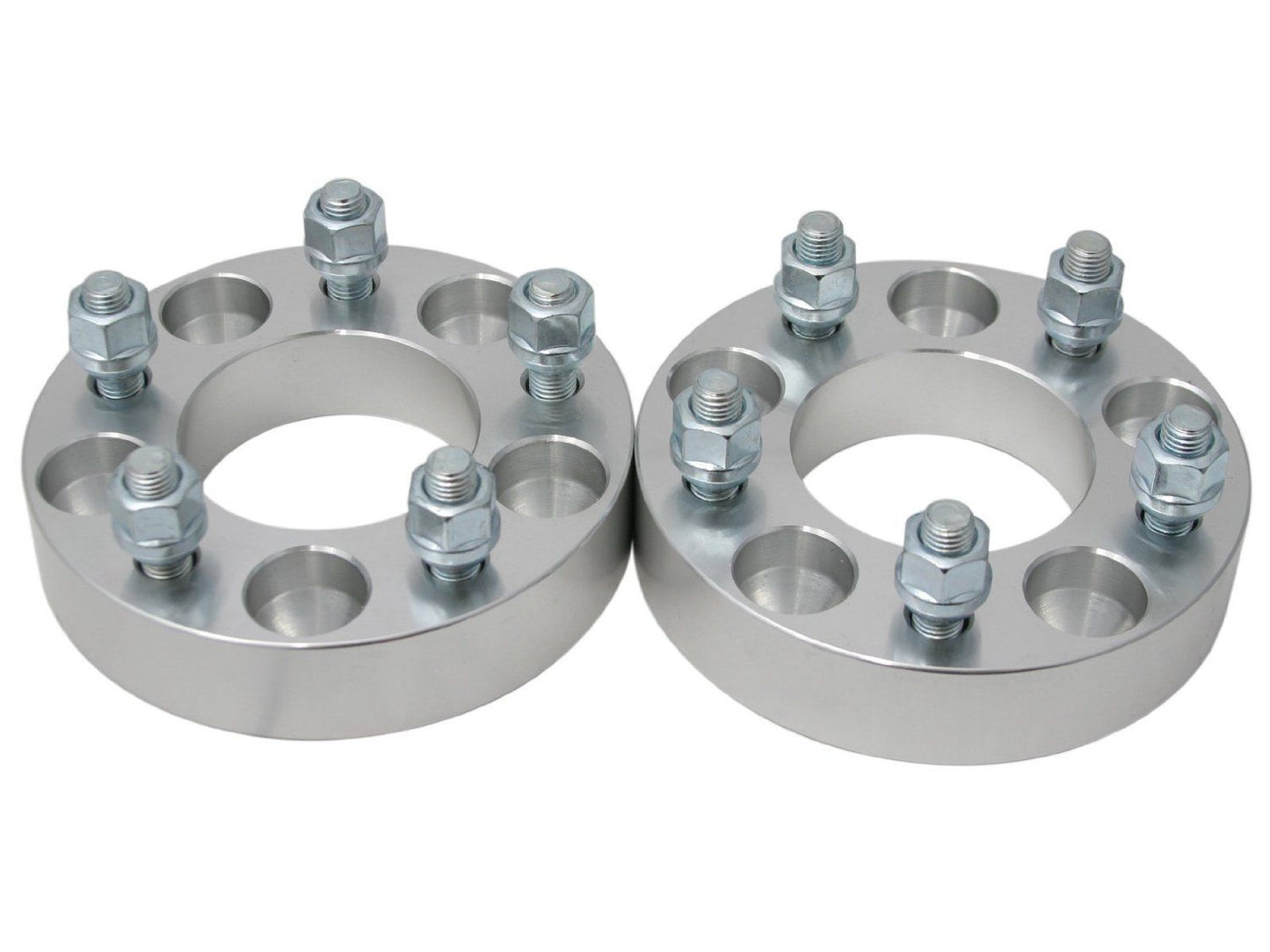 2 pc 1.5" 5x5.5 to 5x5 Wheel Spacers Adapters For Dodge KIA Ford 1/2"x20 Studs