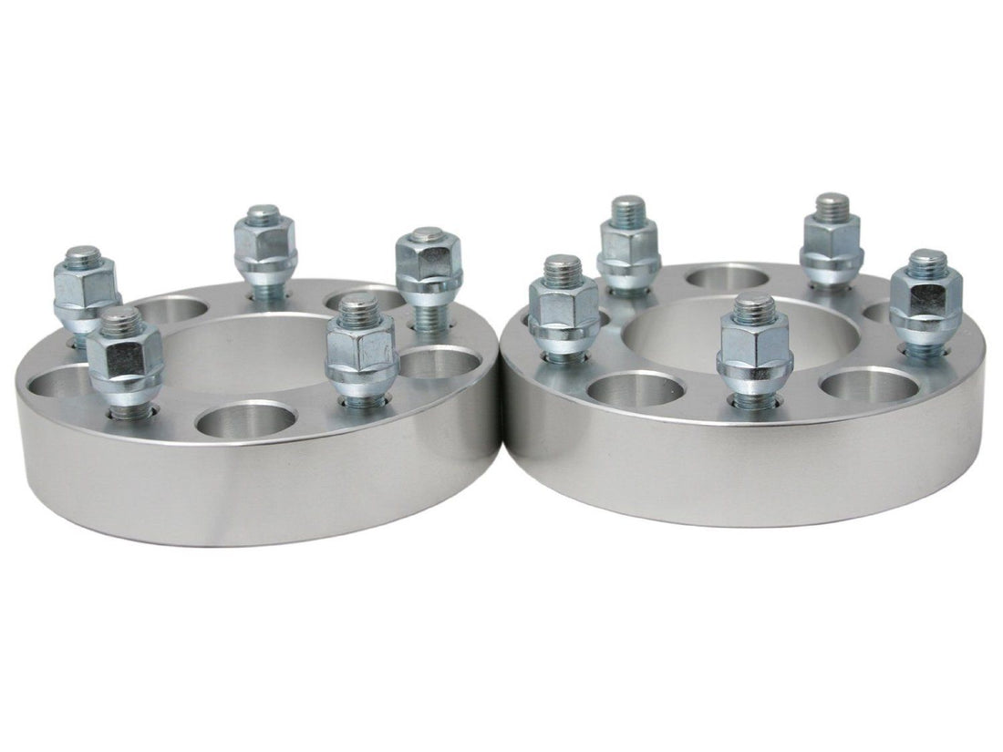 2pcs 1" Wheel Spacers 5x4.75 to 5x4.75 | 12x1.5 Studs | Chevrolet GMC