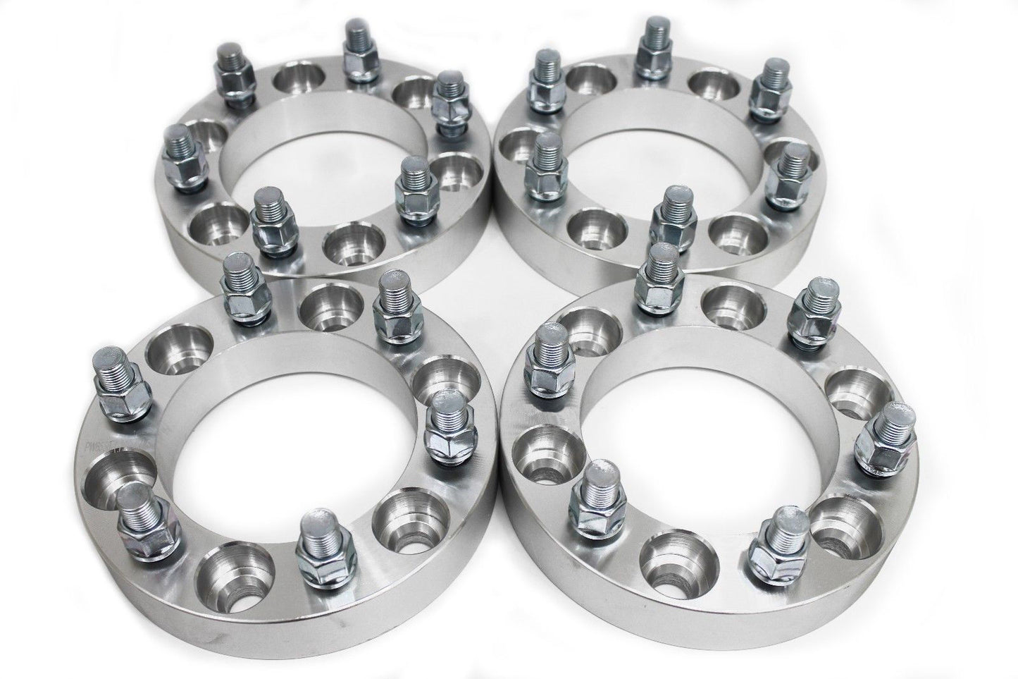 2 pairs 1.5" Wheel Spacers 6x5.5 To 6x5.5 (6X139.7) 108MM CB 14X1.5 Studs