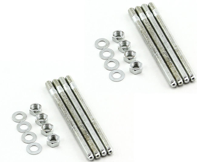 Carburetor Carb Stud Kit 5/16" X 3.825, 8 Studs,Nuts And Washers