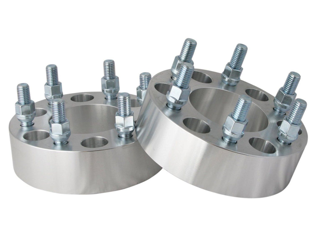 2PCS WHEEL SPACERS, 6x5.5 To 6x5.5 (6X139.7), 108MM CB, 14X1.5, 2 INCH 2" 50MM