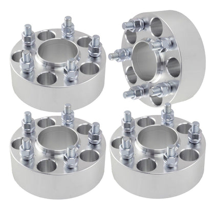 4Pcs 2" Wheel Spacers Adapters 5x4.5 to 5x5 Jeep Jk Wheels On Tj Yj Hub Centric