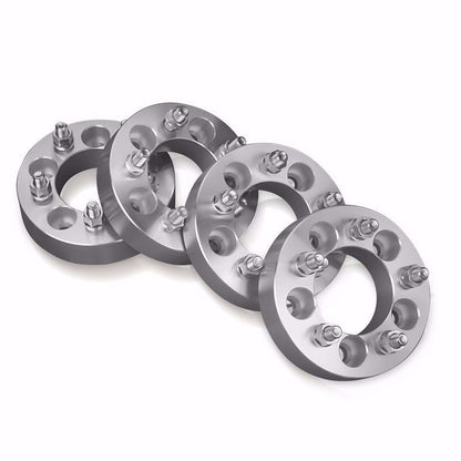 4pcs 2" 5x4.75 to 5x4.75 Wheel Spacers Adapters For Chevy Camaro Corvette 12x1.5 Threads