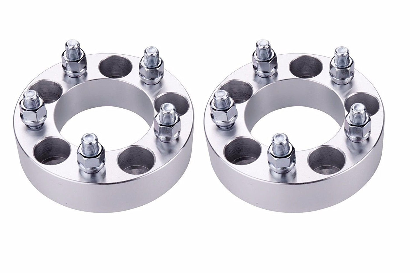 2 pcs 3" 5x4.75 to 5 x 4.75 Wheel Spacers Adapters | 12x1.5 Threads 3"