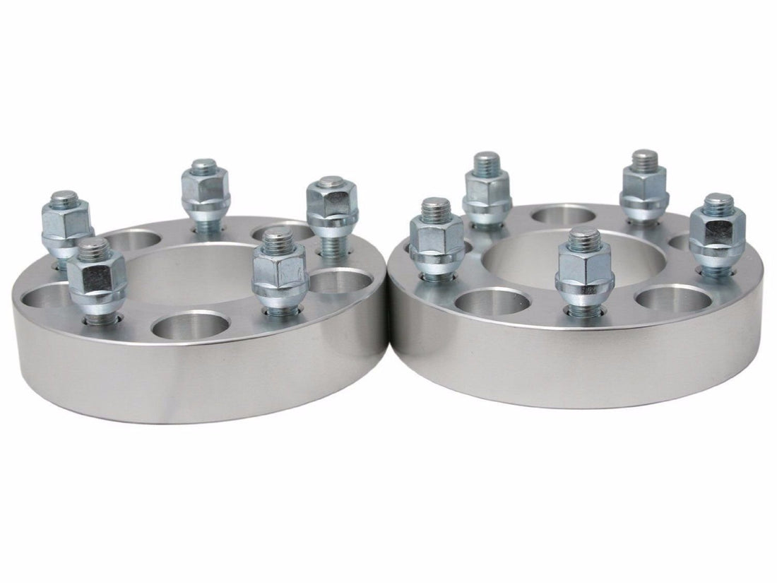 2 pcs 2.5" 5x4.75 to 5 x 4.75 Wheel Spacers Adapters | 12x1.5 Threads 2.5"