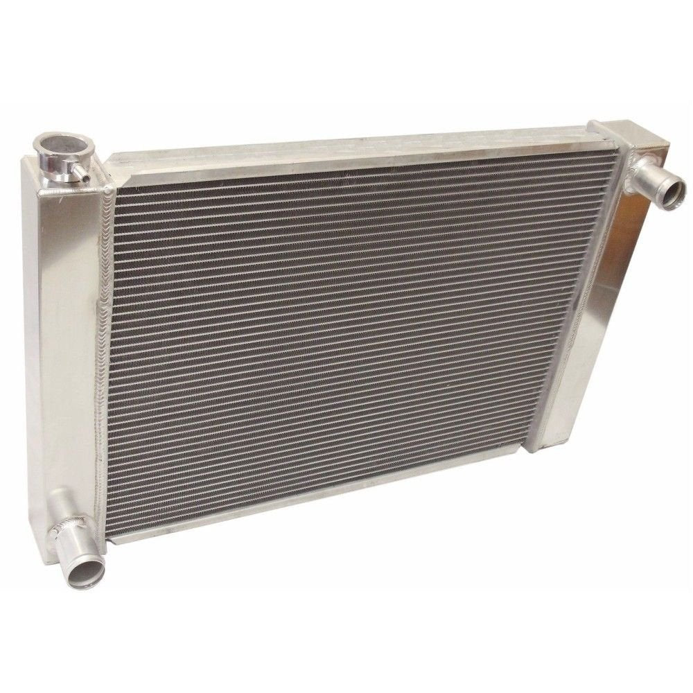 Ford / Mopar Aluminum Radiator 26"x 19" x3'' And 2 pcs 10'' Staight Blade Fan