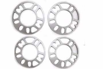 4 pcs Cast Aluminum Wheel Spacers 5mm Thick 1/2 studs ID 70mm OD 151mm