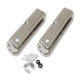 Tall Finned Valve Covers Polished Aluminum For 1962-1985 SBF 289 302 351W 5.0L