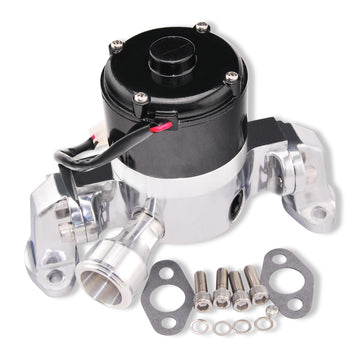 For Small Block Chevy 327 350 High Flow Aluminum Electric Water Pump Chrome