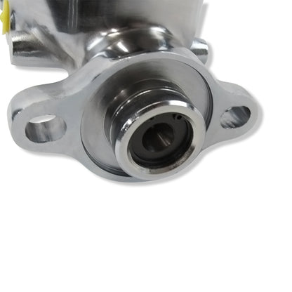 GM Chrome 7" Single Diaphragm Power Brake Booster w/ Finned Top Master Cylinder 3/8" Ports Dual