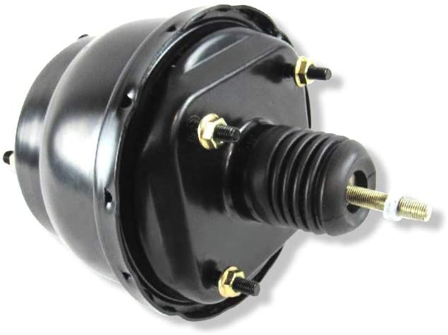 Universal 7" Dual Diaphragm Black Brake Booster Hot Rod Street