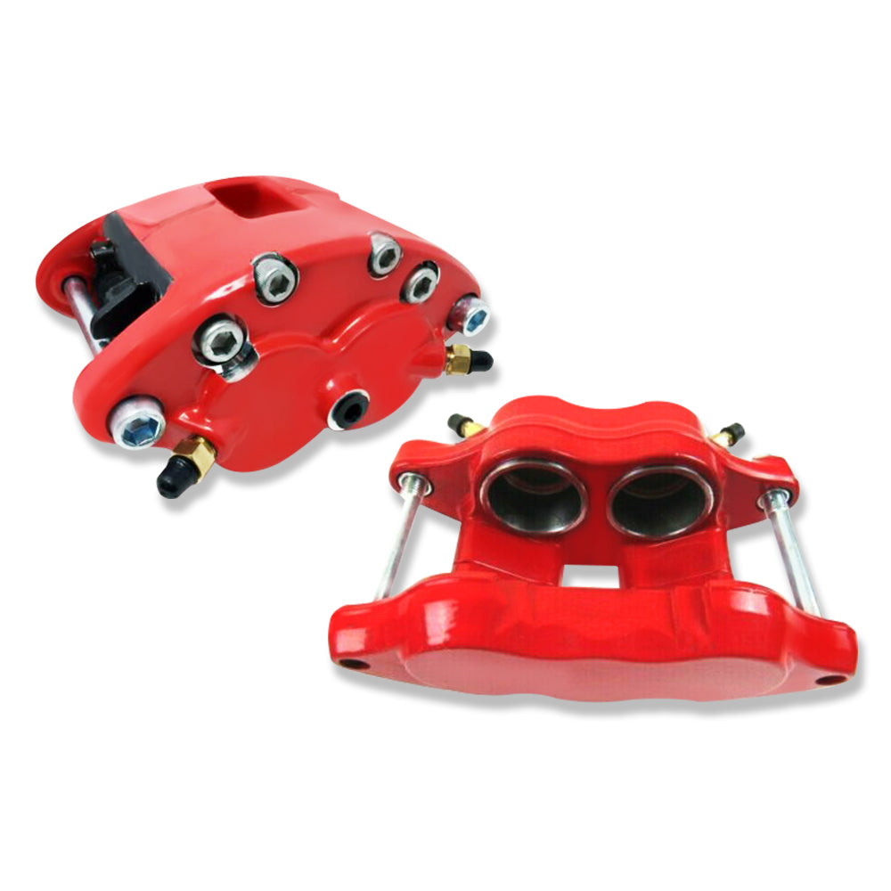 Suits 1964-74 GM Nova Ventura Replacement Dual Piston Brake Calipers Red