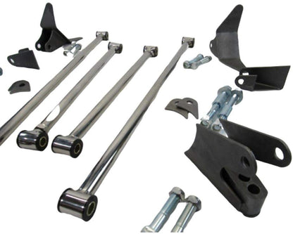 Steel Triangulated Rear 4 Link Bar Kit Stainless Steel for 1933-34
