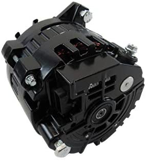 Left Mount Serpentine 130 AMP High Output Alternator Black for Chevy GM