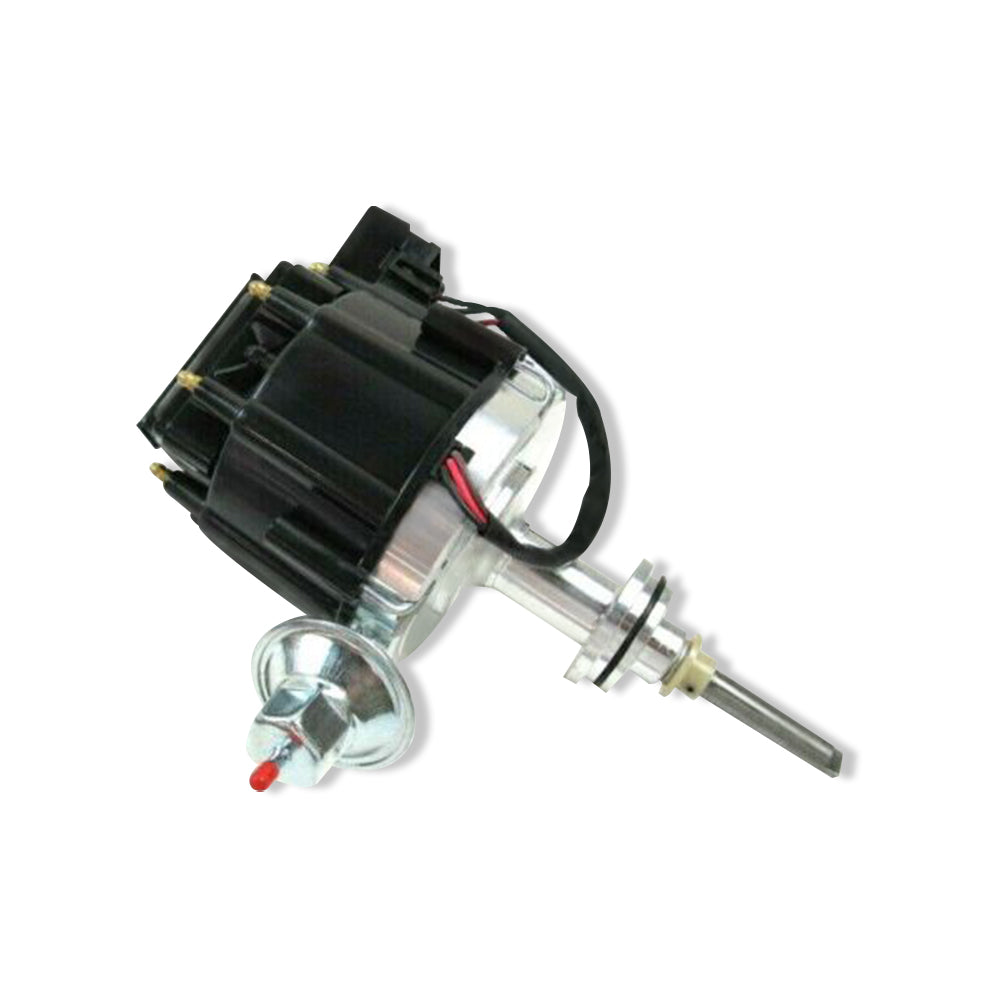 HEI Distributor Ready To Run 65k Coil Cap Black Suit Chrysler Mopar 318-360