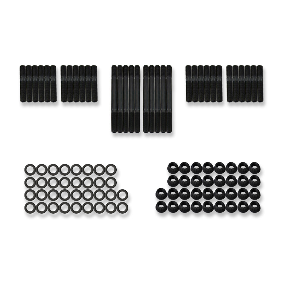 Suit Chrysle Mopar Big Block 383-440 12 Point Head Stud Kit Black