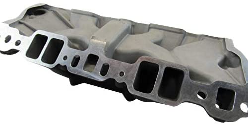 Qualifier Intake Manifold Black for 57-95 SBC 350