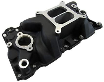 Qualifier Intake Manifold Black for 57-95 SBC 350