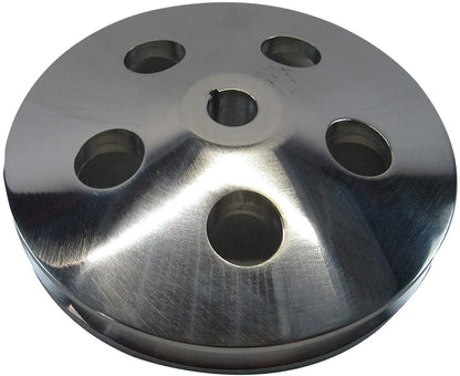 Aluminum Power Steering Pump Pulley Single Groove Polished Finished