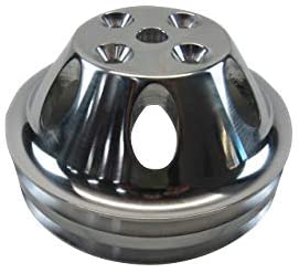 Aluminum Water Pump Pulley 6.5''OD Polished for Chrys ler/Mo par 318-340-360