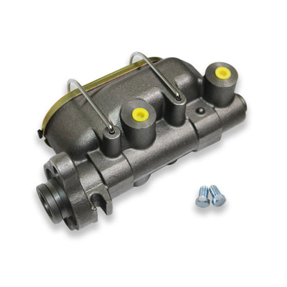 Zinc 8" Single Power Brake Booster & 1" Bore Cast Iron Master Cylinder 4 Ports