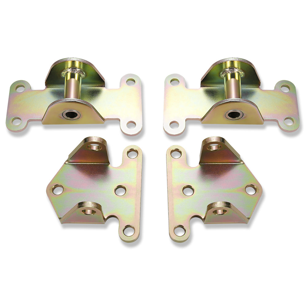 Solid Motor Engine Mount For SBC Chevy Frame Mount Zinc Hot Street Rod