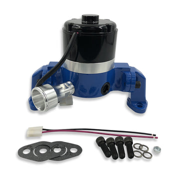 35 GPM Electric Water Pump For Small Block Chevy SBC 305 350 400 Blue Coated